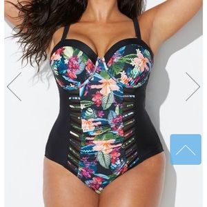 Plus size one piece swimsuit
